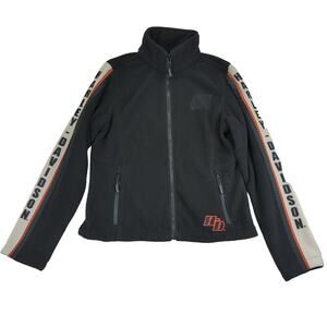 Harley-Davidson Black and Cream Women's Jacket